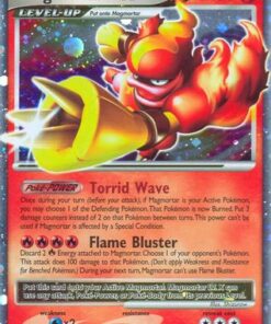 Magmortar Lv.X (123/123) - Mysterious Treasures Holofoil