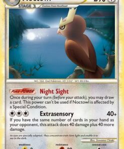 Noctowl (8/123) - HeartGold SoulSilver Holofoil