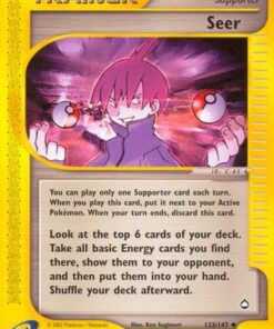 Seer (133/147) - Aquapolis Reverse Holofoil