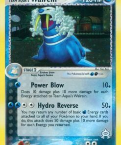 Team Aqua's Walrein (6/95) - Team Magma vs Team Aqua Holofoil