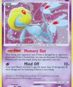 Uxie (18/123) - Mysterious Treasures Holofoil