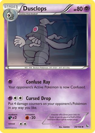 Dusclops (39/106) - XY Flashfire Reverse Holofoil