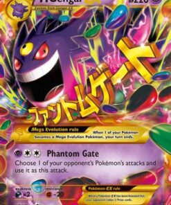 M Gengar EX (Secret Rare) (121/119) - XY  Phantom Forces Holofoil