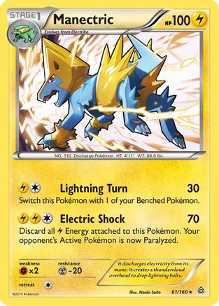 Manectric (61/160) - XY Primal Clash Holofoil