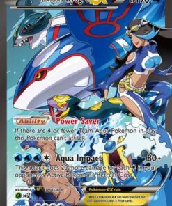 Team Aqua's Kyogre EX (6/34) - Double Crisis Holofoil