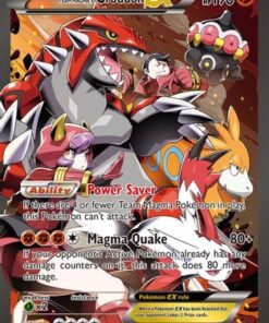 Team Magma's Groudon EX (15/34) - Double Crisis Holofoil