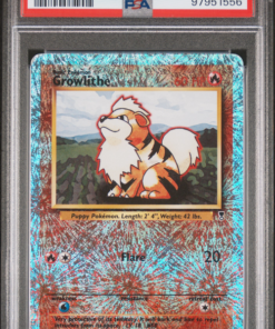 PSA 8 GROWLITHE-REV.FOIL LEGENDARY COLLECTION