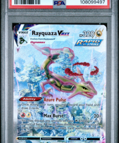 PSA 9 FA/RAYQUAZA VMAX EVOLVING SKIES-SECRET
