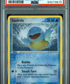 PSA 9 SQUIRTLE-REV.FOIL FIRE RED & LEAF GREEN