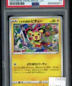 PSA 10 MISCHIEVOUS PICHU GRANIPH PURCHASE CP.