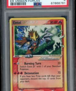 PSA 4 ENTEI-HOLO EX UNSEEN FORCES
