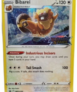 Bibarel Brilliant Stars Promo Stamped